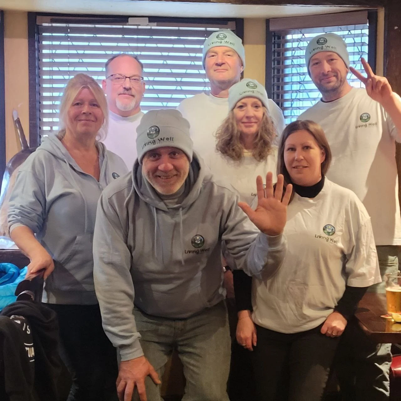 The Living Well team — original About Us photograph