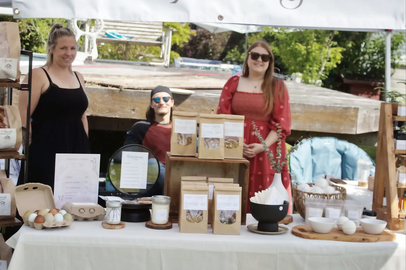 Wild Thyme booth at a past Living Well Festival